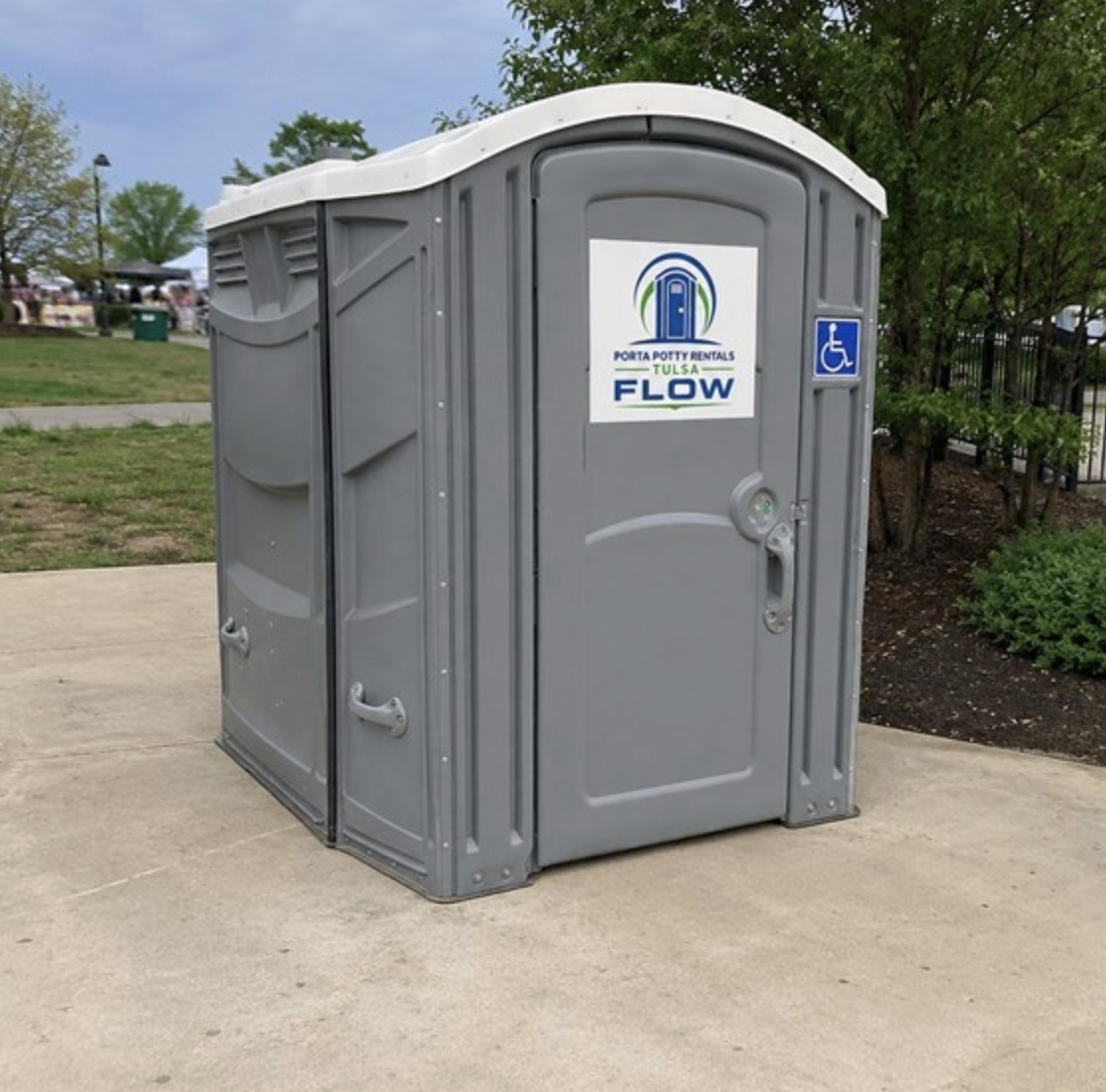 ADA accessible porta potty