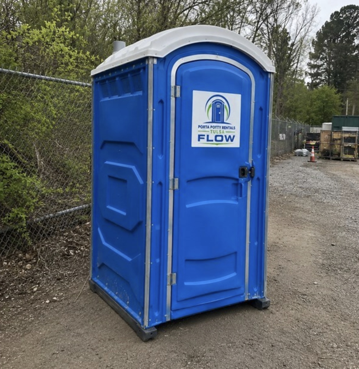 Construction porta potty