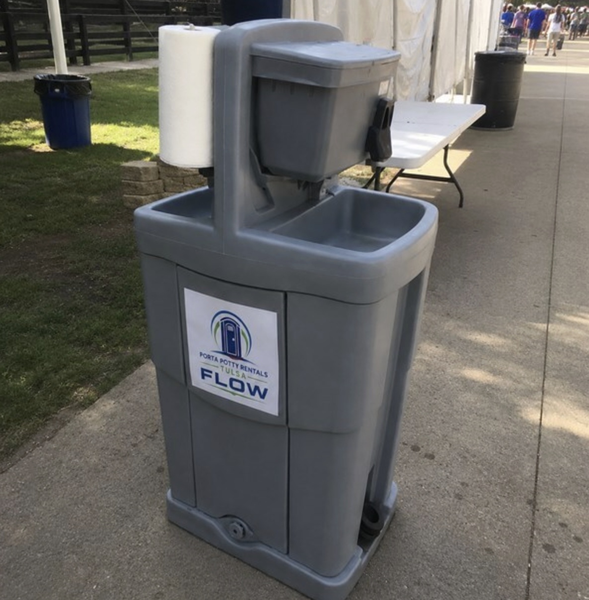 Portable restroom trailer