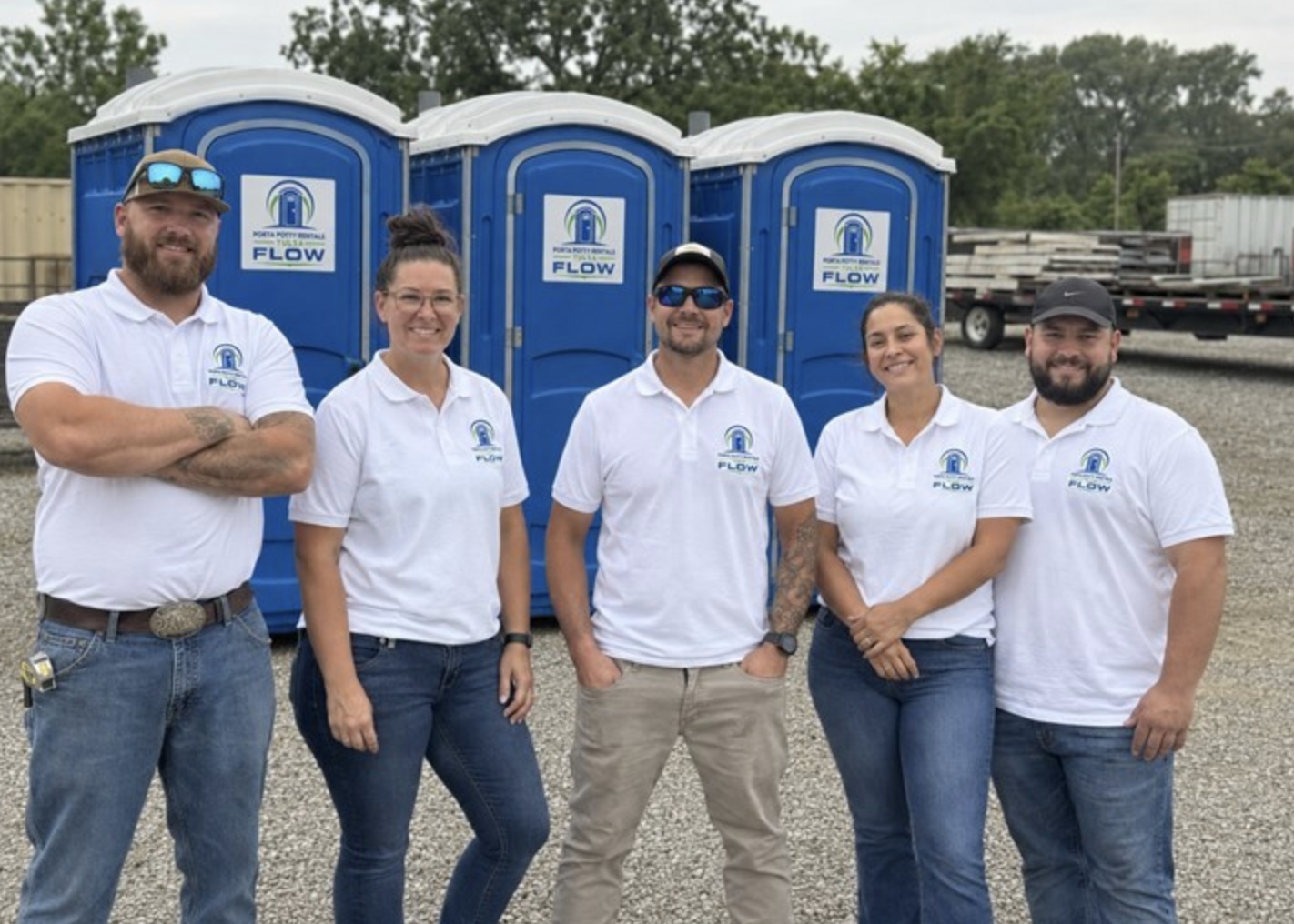 Porta Potty Rentals Tulsa Flow team