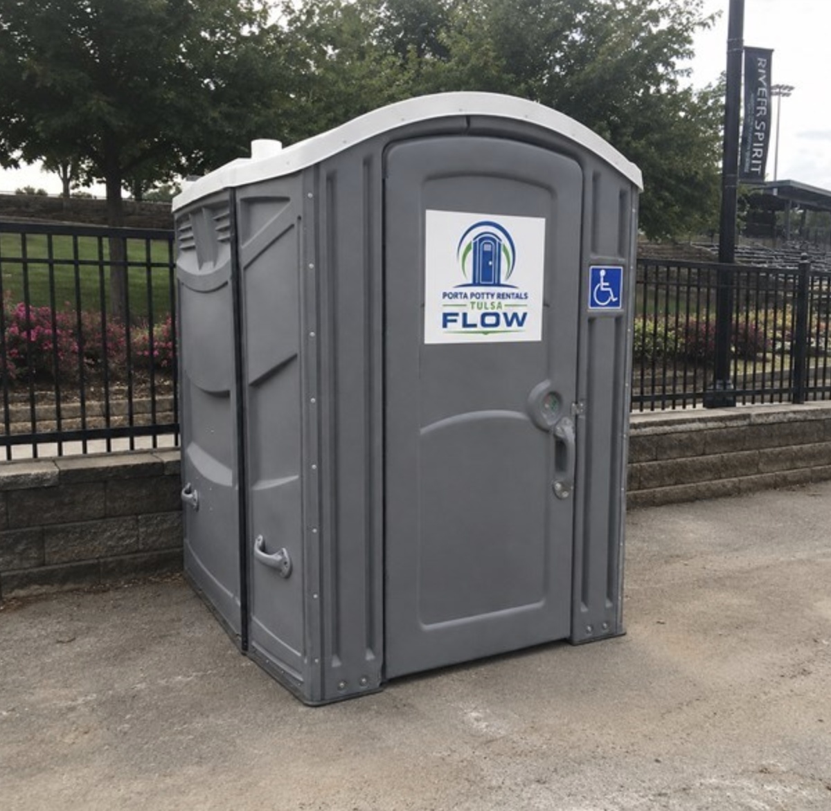 Wheelchair accessible restroom